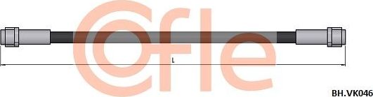 Тормозной шланг Cofle. Артикул 92.BH.VK046