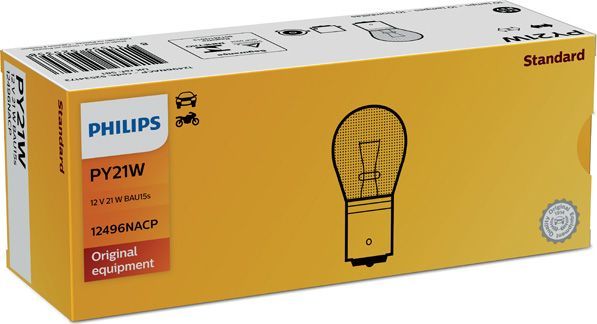 PY21W 12V-21W (BAU15s) Philips. Артикул 12496NACP