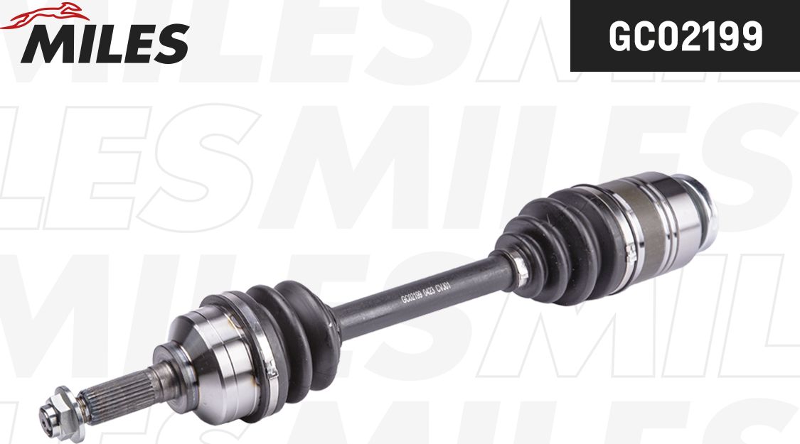 Полуось (привод в сборе, приводной вал) Miles. Артикул GC02199