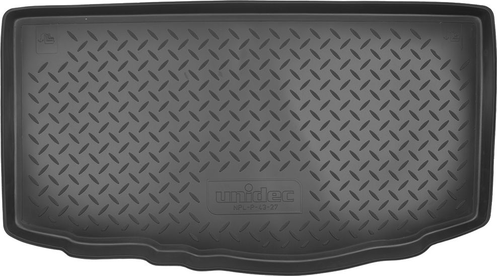 Коврик Норпласт для багажника Kia Picanto II хэтчбек 2011-2017. Артикул NPL-P-43-27