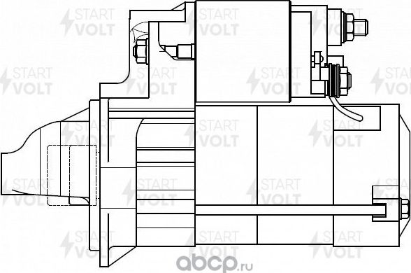 Стартер StartVOLT для Toyota Avensis I 2000-2003. Артикул LSt 1951