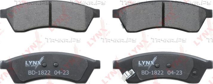Тормозные колодки LYNXauto. Артикул BD-1822