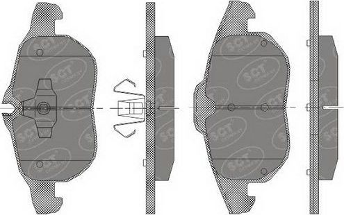 Тормозные колодки SCT-Germany. Артикул SP 431 PR