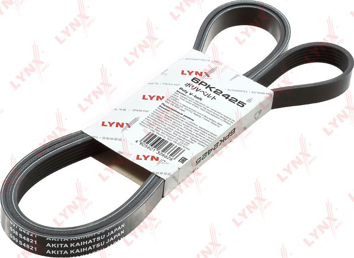Приводной ремень поликлиновой LYNXauto. Артикул 6PK2425