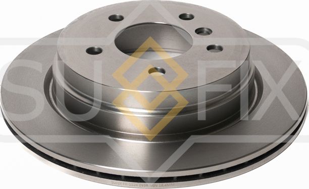 Диск тормозной задний правый/левый BMW 1 E81 2006-2012/123 d N47 D20B/N47 D20D 2 (Sufix). Артикул FX1124