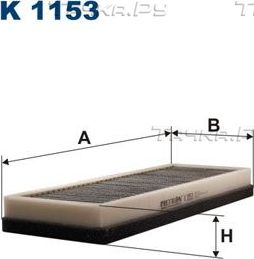 Салонный фильтр Filtron. Артикул K 1153