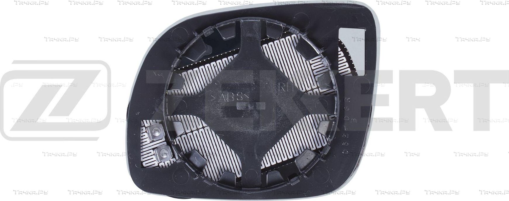 Зеркальное стекло бокового зеркала Zekkert правое для Volkswagen Passat B5 1996-2003. Артикул SP-1030