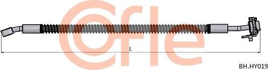 Тормозной шланг Cofle передний правый для Hyundai Santa Fe II 2006-2012. Артикул 92.BH.HY019
