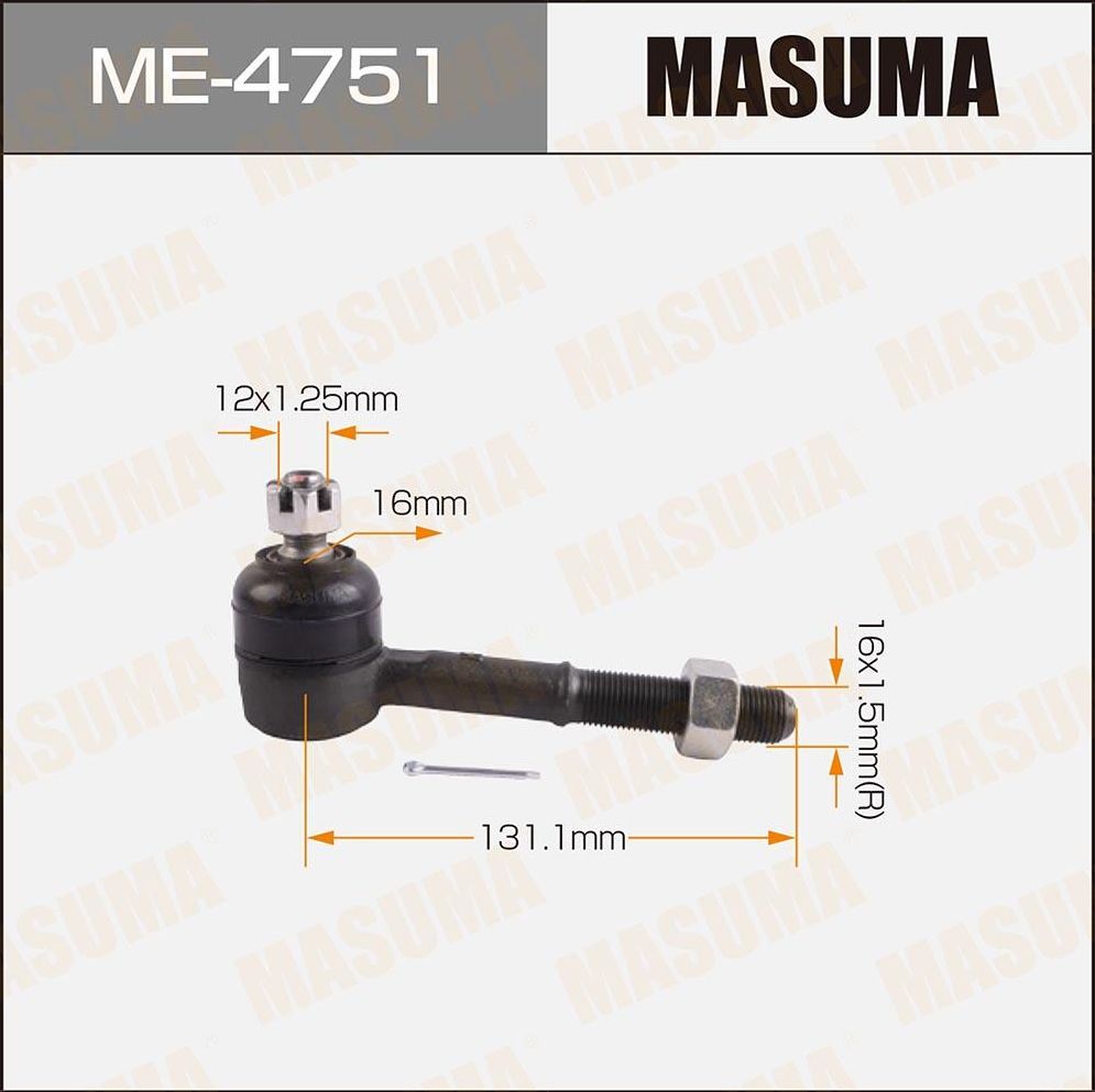 Наконечник рулевой тяги Masuma. Артикул ME-4751