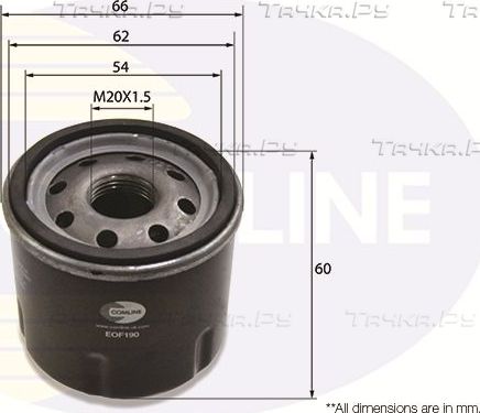 Масляный фильтр Comline для Renault Wind 2010-2013. Артикул EOF190