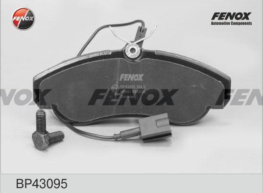 Тормозные колодки Fenox. Артикул BP43095