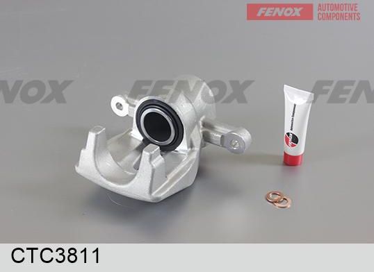 Тормозной суппорт Fenox задний левый для Toyota Avensis II 2003-2008. Артикул CTC3811
