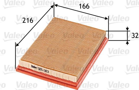Воздушный фильтр Valeo. Артикул 585083
