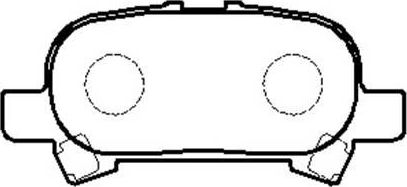 Тормозные колодки HSB. Артикул HP5088