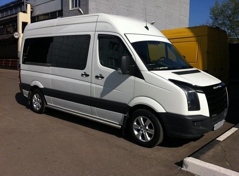 Дефлекторы Cobra Tuning для окон Volkswagen Crafter 2016-2026. Артикул V25916