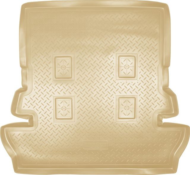 Коврик Норпласт для багажника Toyota Land Cruiser 200 7 мест 2007-2021 БЕЖЕВЫЙ. Артикул NPL-P-88-50-B