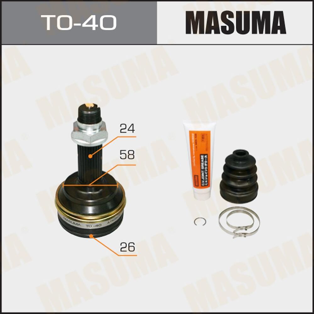 Шрус наружный (граната) Masuma. Артикул TO-40