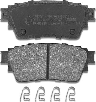 Тормозные колодки (Gerat Original). Артикул BPR139P
