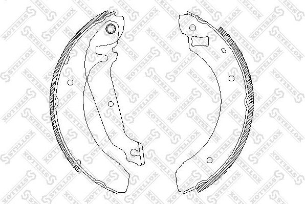 Тормозные колодки Stellox. Артикул 073 100-SX