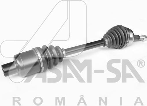 Полуось (привод в сборе, приводной вал) ASAM передняя правая для Dacia Duster I 2010-2018. Артикул 30998