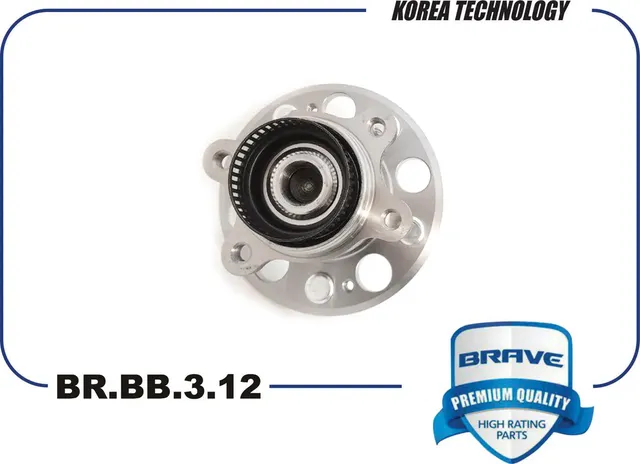 Ступица задняя с подшипником в сборе 52730-2H000 BR.BB.3.12 Cee'd, i30, Elantra (Brave). Артикул BRBB312