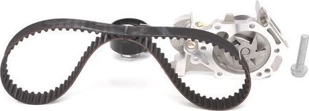 Помпа (водяной насос) с комплектом ремня ГРМ Bosch для Renault Twingo II 2007-2015. Артикул 1 987 946 923