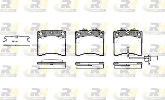 Тормозные колодки RoadHouse. Артикул 2385.11