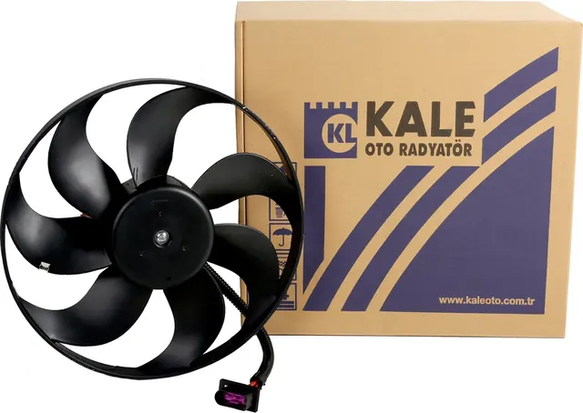 Электровентилятор радиатора для а/м Skoda Octavia (96-) VW Golf IV (96-) без кожуха (Kale). Артикул 415400