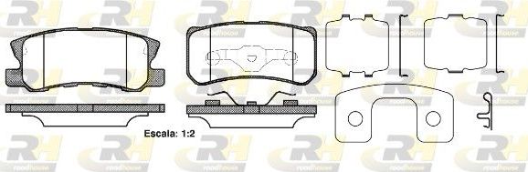 Тормозные колодки RoadHouse. Артикул 2803.22