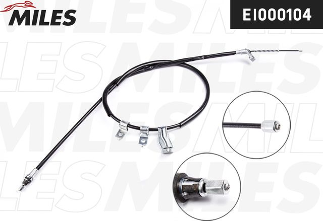 Трос ручника (тросик ручного тормоза) Miles. Артикул EI000104