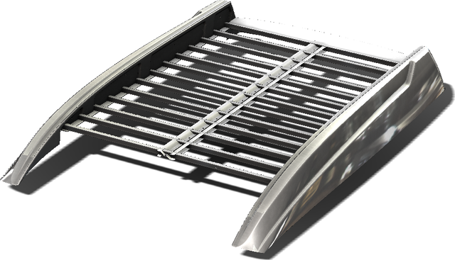 Багажник экспедиционный АВС-Дизайн на крышу УАЗ Патриот 2015-2025 с рейлингами. Артикул ABC.UAZ.LC.009