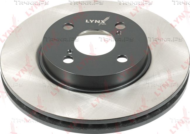 Тормозной диск LYNXauto передний для Toyota Corolla E120, E130 2001-2008. Артикул BN-1161