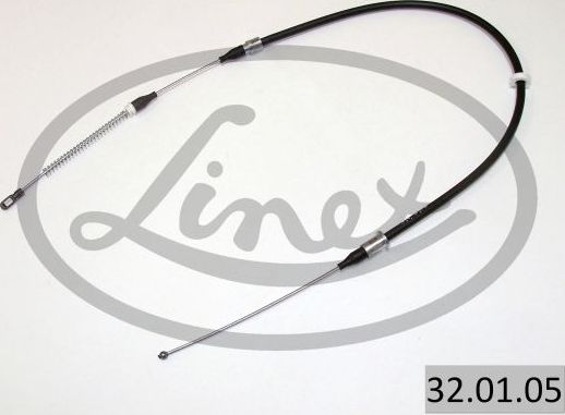 Трос ручника (тросик ручного тормоза) Linex. Артикул 32.01.05
