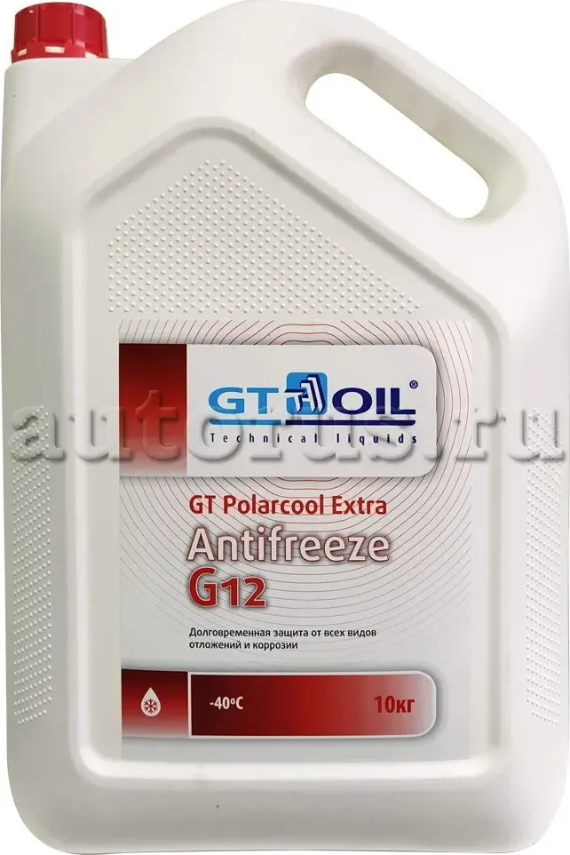 Антифриз GT Polarcool Extra G12 красный  10 кг (GT OIL). Артикул 4606746008278