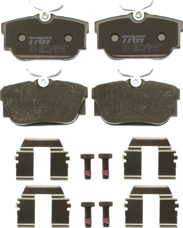 Тормозные колодки TRW COTEC. Артикул GDB1325