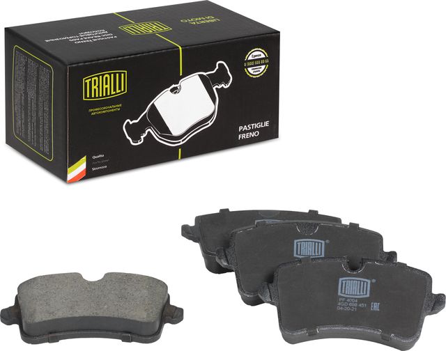 Тормозные колодки Trialli задние для Audi A6 IV (C7) 2010-2018. Артикул PF 4004