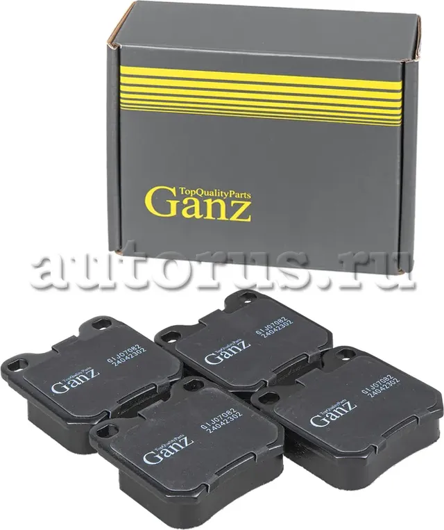 Колодки задние (Ganz). Артикул GIJ07082