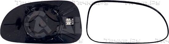 Зеркальное стекло бокового зеркала Alkar правое для Chevrolet Lacetti 2003-2013. Артикул 6432452