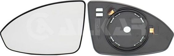 Зеркальное стекло бокового зеркала Alkar. Артикул 6401454