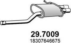 Глушитель Asso для MINI Cabrio II (R57) 2009-2014. Артикул 29.7009