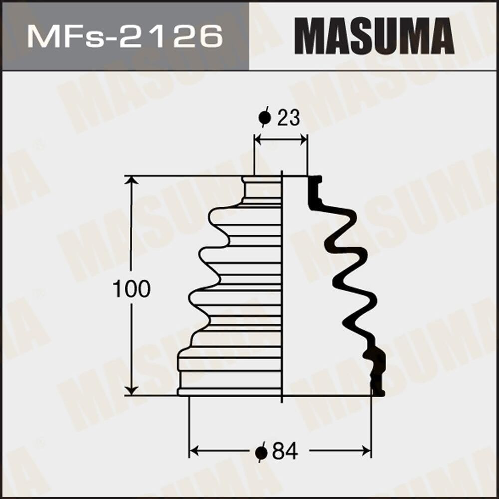 ПЫЛЬНИК ШРУСА MASUMA СИЛИКОН MF2126. Артикул MFS2126