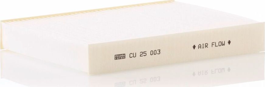 Салонный фильтр Mann-Filter. Артикул CU 25 003
