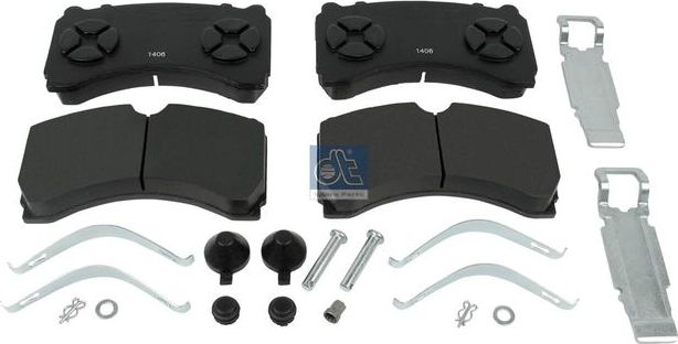 Тормозные колодки DT Spare Parts. Артикул 4.90937