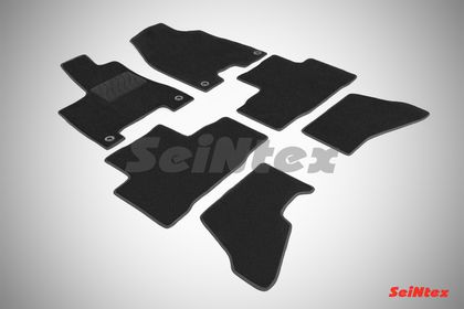 Коврики текстильные Seintex на нескользящей основе для салона Acura MDX II 2013-2024. Артикул 86317