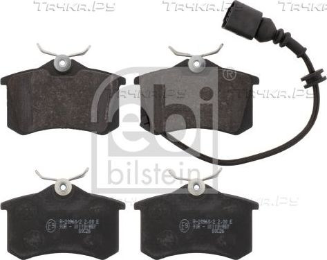 Тормозные колодки Febi Bilstein задние для SEAT Ibiza III 2002-2009. Артикул 16639