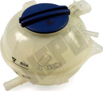 Расширительный бачок Hepu (полимерный материал) для Skoda Fabia I 1999-2008. Артикул TM6321