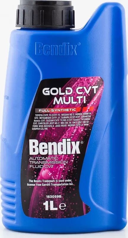 Масло трансмиссионное 1л.  синтетика BENDIX GOLD CVT MULTI TOYOTA CVTF TC/CVTF FE NISSAN NS-2  HONDA Bendix. Артикул 183059b