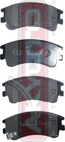 Тормозные колодки Akyoto Packing AKYOTO передние для Mazda 6 I (GG) 2002-2007. Артикул AKD-1290