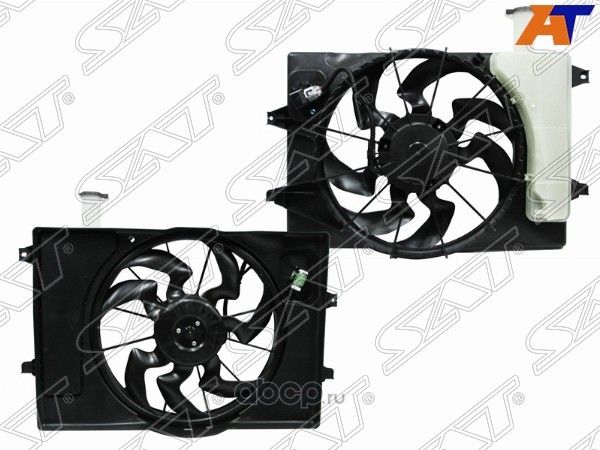 Диффузор радиатора в сборе HYUNDAI ELANTRA 16-I30 (SAT). Артикул ST590005