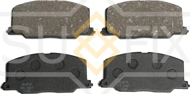 Колодки тормозные дисковые | перед прав/лев | (Sufix). Артикул SX-1547